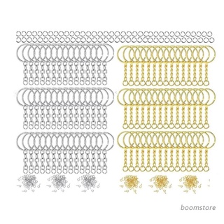 Boom พวงกุญแจ สีเงิน สีทอง สําหรับทําเครื่องประดับ Diy 300 ชิ้น