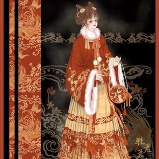 🎅🏻ชุดจีนโบราณ🎅🏻แฟชั่นคริสต์มาส Hanfu ชุดจีนโบราณ ชุดเดรสวินเทจ นางฟ้าที่สดใสที่สุด ผ้าใส่สบาย คริสมาสต์ เดรส