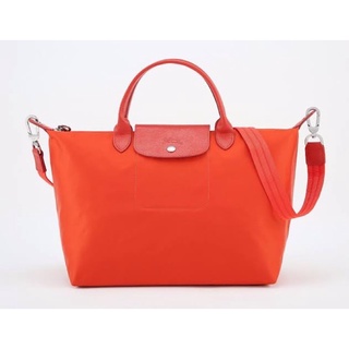 Longchamp กระเป๋าสะพายไหล่ Crossbody กระเป๋าถือแบบกันน้ำ ใส่ของได้เยอะ