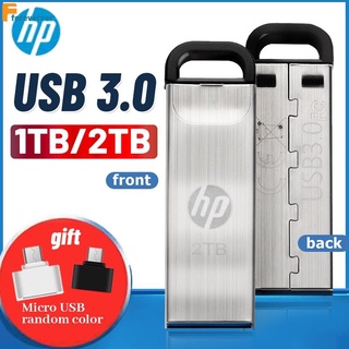 ภาพหน้าปกสินค้าHP Metal USB Flash Drive 2TB 1TB 512GB 256GB-1GB USB 2.0 pendrive พร้อมอะแดปเตอร์ USB freebies FORE ที่เกี่ยวข้อง