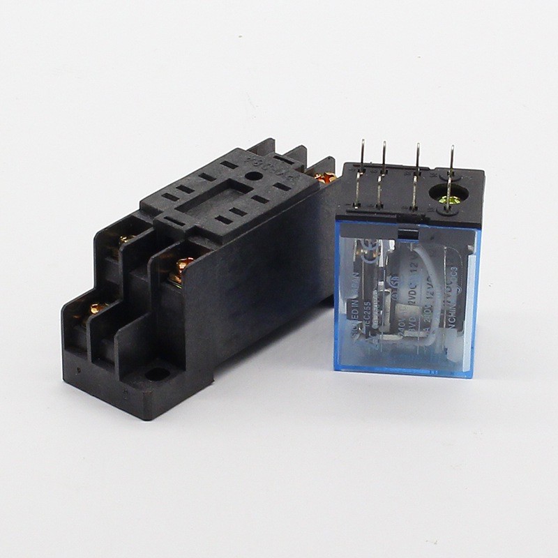 220 / 240 V AC Coil DPDT Power Relay MY2NJ 8 Pin W Socket Base | Shopee ...