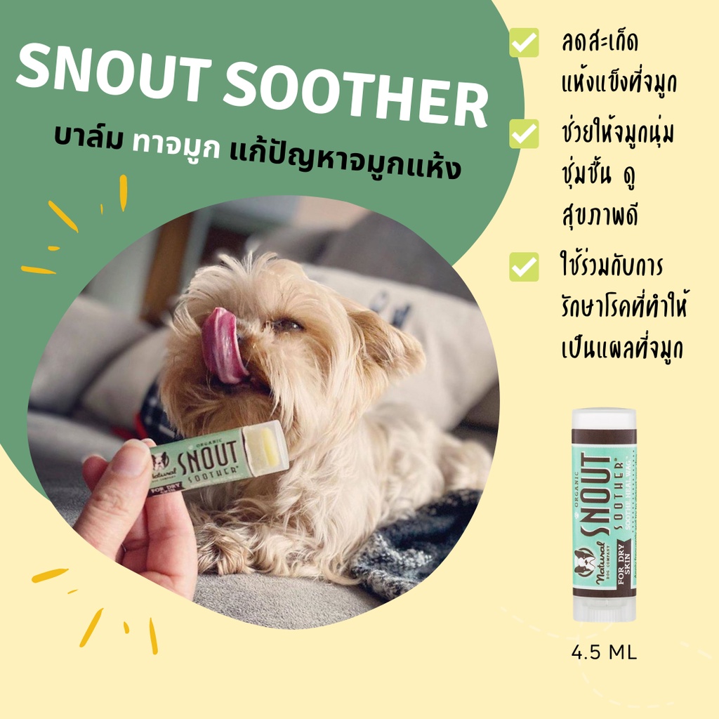 ภาพหน้าปกสินค้าSNOUT SOOTHER TRAVEL STICK (บาล์มสำหรับทาจมูก เพิ่มความชุ่มชื้นลดอาการจมูกแห้ง ขนาดพกพา) 4.5ml จากร้าน nutritional_pets1 บน Shopee