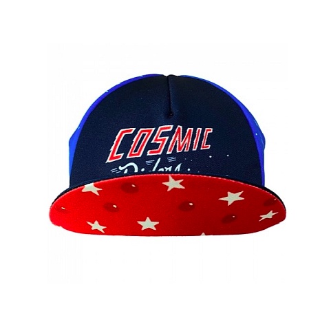 หมวกจักรยาน-cinelli-cosmic-riders-cap-blue-1-ใบ-สินค้าถูกลิขสิทธิ์