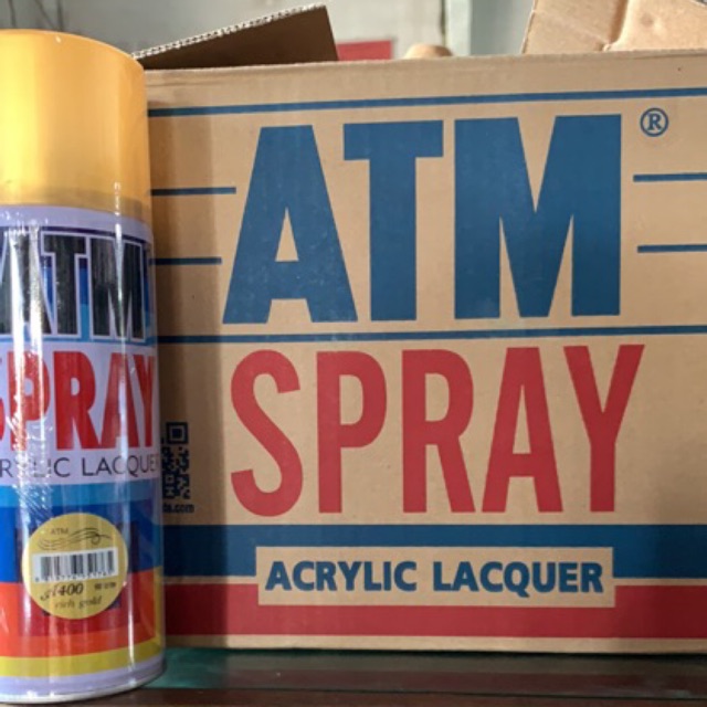 สีสเปรย์-สีทอง-atm-เบอร์a400-atm-spray-acrylic-lacuer