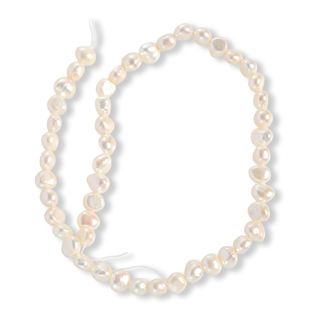 ลูกปัดมุกแท้-pearl-ลักษณะเม็ดกลมแบน-flat-round-8-9-mm-lz-0431-สีขาว