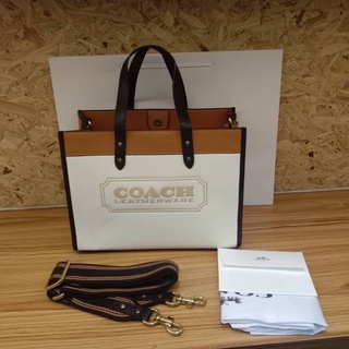 Coach  FIELD TOTE 30 IN COLORBLOCK WITH COACH BADGE