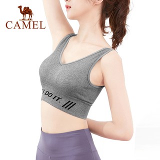 สินค้า Camel ชุดชั้นในสตรี บาง วิ่ง รวบรวม โยคะ ฝึกความงาม ชุดชั้นในด้านหลัง