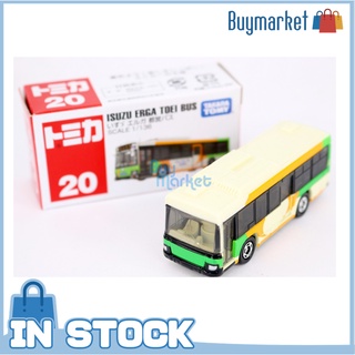 [ต้นฉบับ] Takara Tomy Tomica No.20 Isuza Erga Toei Bus Scale 1/136 รถรุ่น Diecast