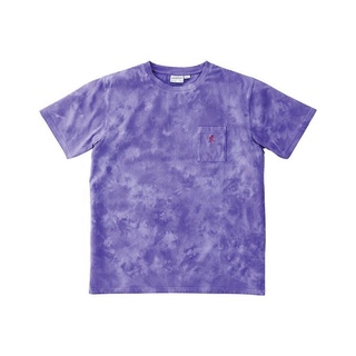 Gramicci เสื้อยืด รุ่น UNISEX ONE POINT TEE TIE DYE PURPLE