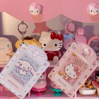 (พร้อมส่ง) sanrio x miniso card holder keyring ที่ใส่การ์ด🌷