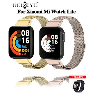 ภาพขนาดย่อของสินค้าredmi watch 2 lite สมาร์ทวอทช์ สาย metal strap for xiaomi mi watch lite สายนาฬิกา for Xiaomi Mi Watch Lite สมาร์ทวอทช์
