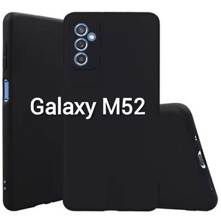 M52(พร้​อมส่งในไทย)เคสTPU​นิ่ม​สีดำทึบแบบคลุมกล้อง For​ Samsung Galaxy M52 5G