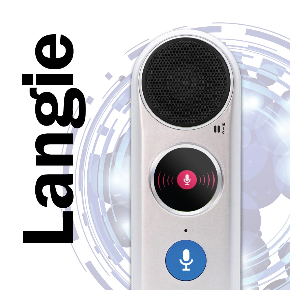 Langie เครื่องแปลภาษาด้วยเสียง รุ่น LT52 รองรับการใช้งานได้ 52 ภาษา ...