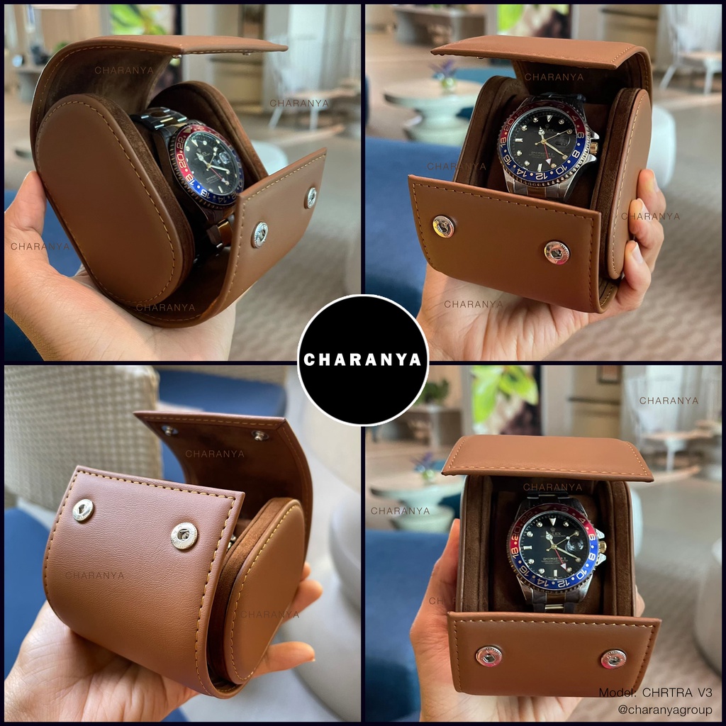 travel-case-รุ่น-v3-watch-case-เคสใส่นาฬิกา-1-เรือน-แบบพกพา-กระเป๋าใส่นาฬิกาอย่างดี