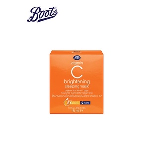 ภาพหน้าปกสินค้าBOOTS VITAMIN C บู๊ทส์ วิตามิน ซี ไบรท์เทนนิ่ง สลีพปิ้ง มาส์ก 18 มล. ที่เกี่ยวข้อง