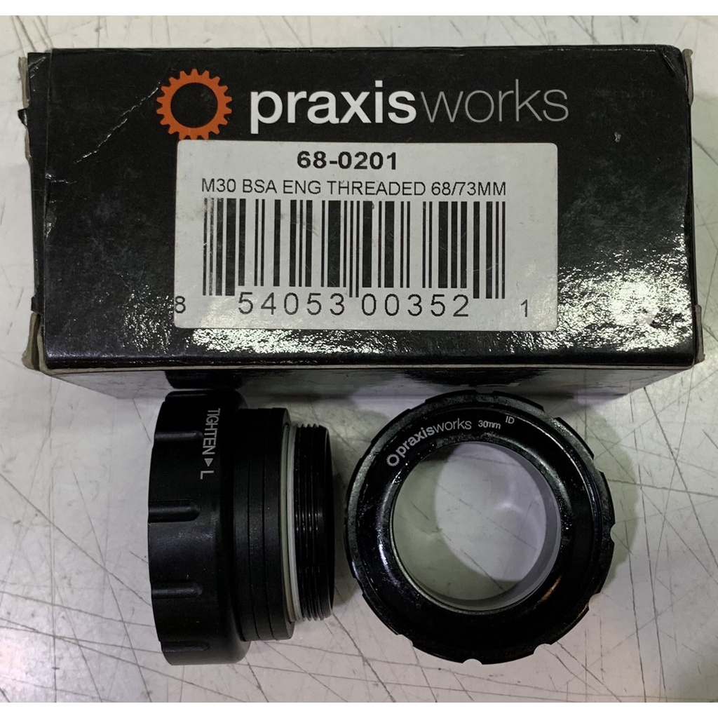 Boîtier De Pédalier Praxis Works M30 Filetage BSA - 68/73mm - Pour VTT/vélo Route