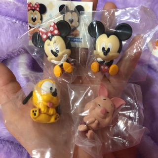 Disney Mickey and Friends Gashapon - Mickey / Minnie / Pluto / Piglet กาชาปอง