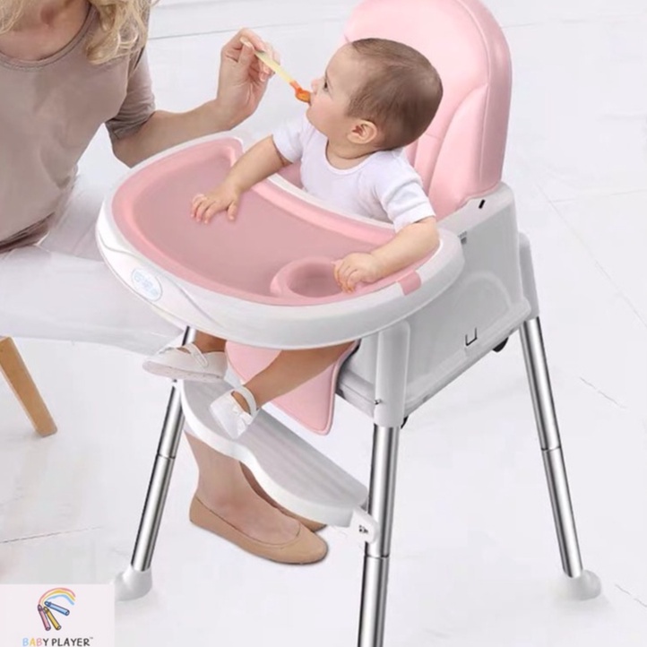 ภาพหน้าปกสินค้าเก้าอี้กินข้าวเด็ก High chair 3in1  รุ่น 899-3 จากร้าน babyplayer_ บน Shopee