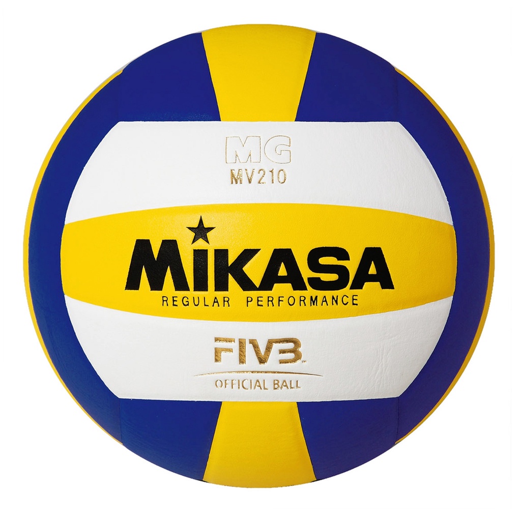 ภาพหน้าปกสินค้าMIKASA มิกาซ่า วอลเลย์บอลหนัง Volleyball PU 5 th MV210 FIVB (945) แถมฟรี ตาข่ายใส่ลูกฟุตบอล +เข็มสูบลม+ที่สูบ(คละสี) จากร้าน landcosport บน Shopee