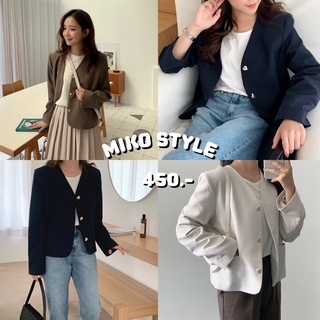 สินค้า พร้อมส่งจากไทย MIKO STYLE - SNAZZY BLAZER