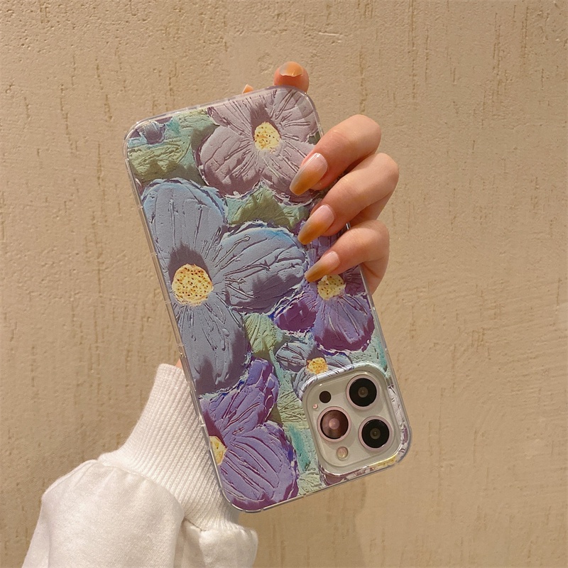 new-art-flowers-เคส-realme-gt-master-edition-2021-ins-fashion-เคสโทรศัพท์realme-gt-master-edition-silicone-shockproof-soft-cover