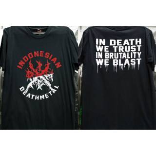 【🔥🔥】เสื้อยืด พิมพ์ลายเพลง IDDM INDONESIAN DEATHMETAL สําหรับผู้ชาย