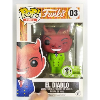 ECCC 2017 Funko Pop El Diablo - El Diablo Green Suit #03 (กล่องมีตำหนินิดหน่อย)