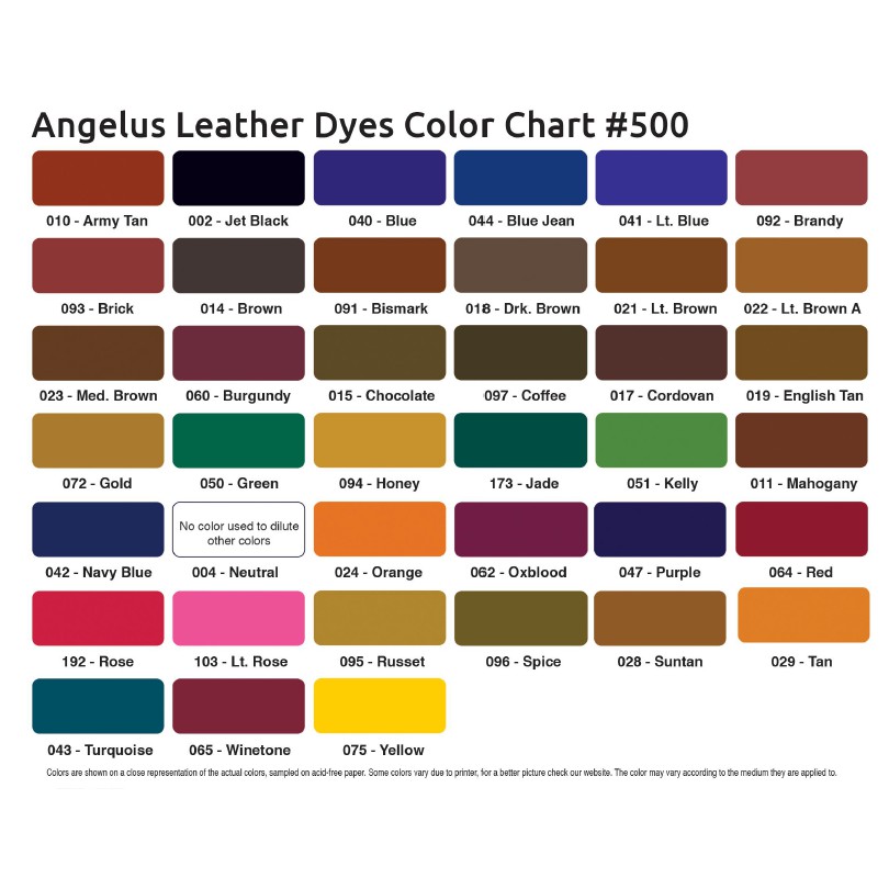 ภาพหน้าปกสินค้าAngelus Leather Dye สีย้อมหนัง 2/2 จากร้าน colorpaint บน Shopee