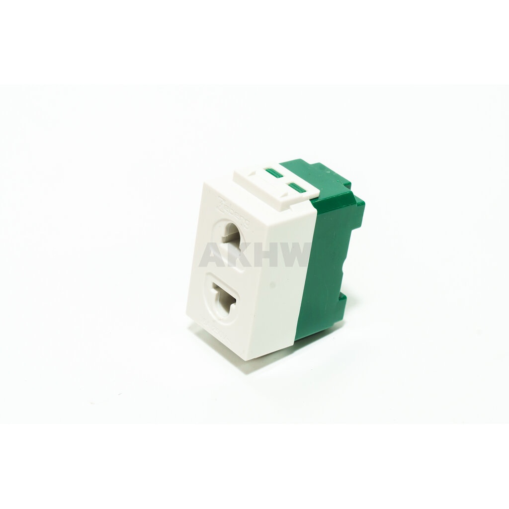 ปลั๊กฝัง Zeberg(ซีเบิร์ก) ZBG803K ทองแดงสปริงแท้ 16A 250V แบบเสียบล็อค ...