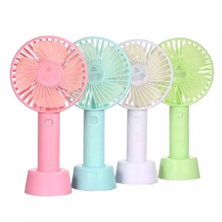 สินค้า (oscillating fan)พัดลมแบบพกพานาดเล็กมินิ พัดลม USB ชาร์จไฟได้ แบบตั้งโต๊ะและพกพาะดวก