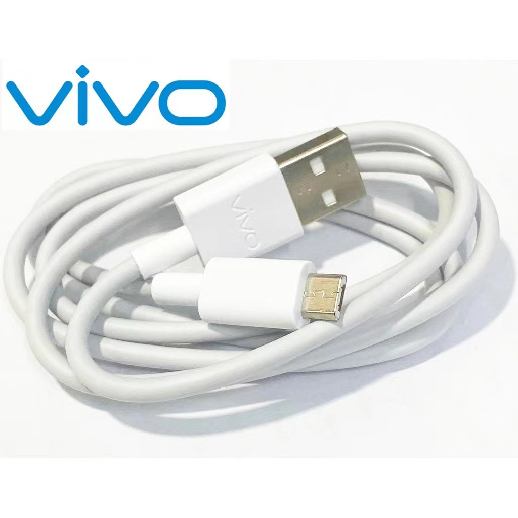 ภาพหน้าปกสินค้าสายชาร์จ ViVO 2A แท้ รองรับ VIVO V9 V7+ V7 V5s V5Lite V5Plus V5 V3Max V3 Y85 Y81 Y71 100% MICRO USB รับประกัน1ป