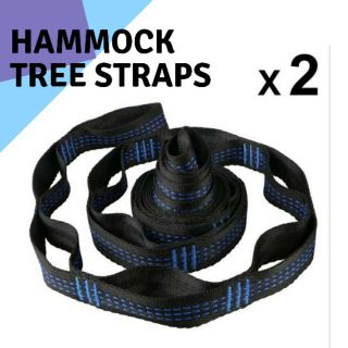 ภาพหน้าปกสินค้า2เส้น/ชุด สายเชือกเปล อุปกรณ์สำหรับใช้ในการผูกเปลกับต้นไม้ Hammock Tree Straps ที่เกี่ยวข้อง