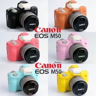 สินค้า Case silicone+ฝา canon eosm50/m50mark2