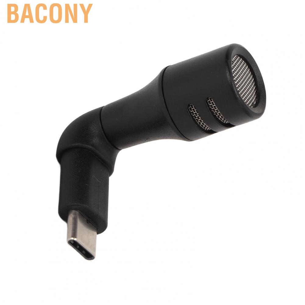 bacony-type-c-plug-smartphone-video-mini-microphone-mobile-phone-and-play-mic