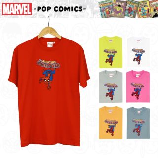 เสื้อยืด MARVEL POP COMICS ของเเท้ ทรงOVERSIZE