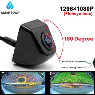 CCD HD 180 Degree Fisheye Lens Car Camera Rear / Front View Wide Angle Black Metal Reversing Backup Camera Night Vision