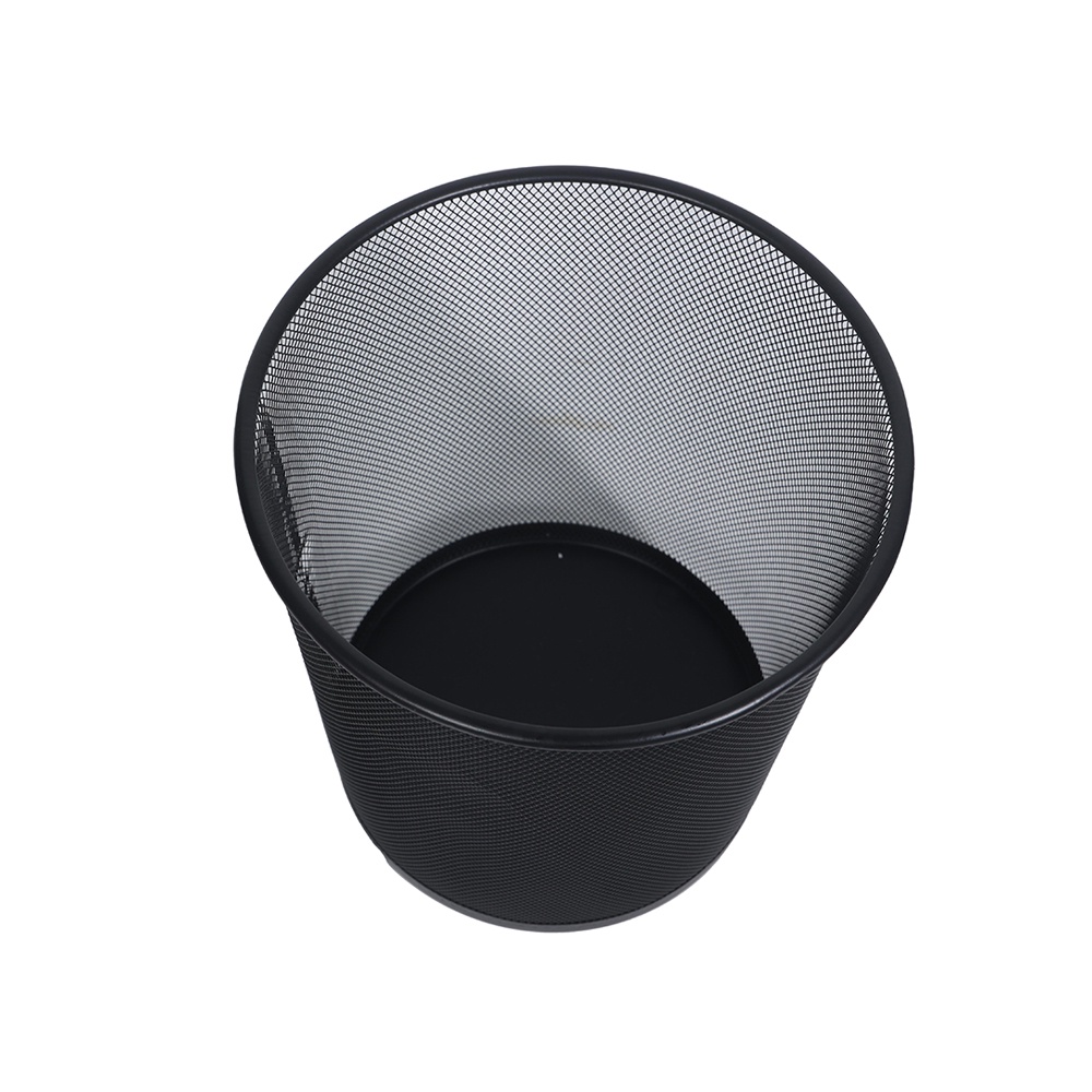 anyhome-ถังขยะตะแกรงเหล็ก-h5003-สีดำ-ขนาด-23-5cm