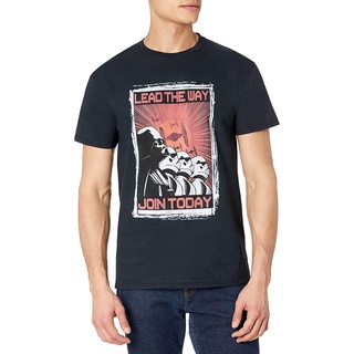 【🔥🔥】100%cotton เสื้อ ยืด ผ้า มัด ย้อม Star Wars Mens Lead The Way T-Shirt men เสื้อ ยืด ผู้ชาย คอกลม โอเวอร์ ไซส์