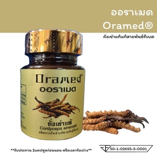 ภาพหน้าปกสินค้า( ของแท้ 100 % ) Oramed ผลิตจากถังเช่าแท้สายพันธุ์ทิเบต Cordyceps sinensis ที่เกี่ยวข้อง