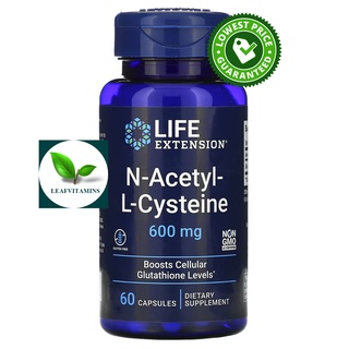 ภาพหน้าปกสินค้าLife Extension N-Acetyl-L-Cysteine  (NAC) 600 mg / 60 Capsules ที่เกี่ยวข้อง