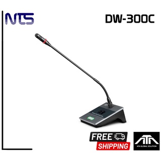 ไมค์คอนเด็นเซอร์ NTS DW-300C ชุดประธานระบบไร้สาย UHF ก้านไมค์ 48 ยาว cm.