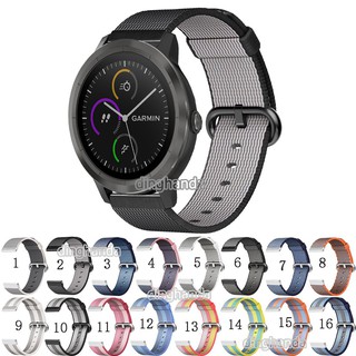 สายรัดข้อมือสำหรับไนลอนทอแบบสปอร์ตสำหรับ Garmin Vivoactive 3 Smart Watch