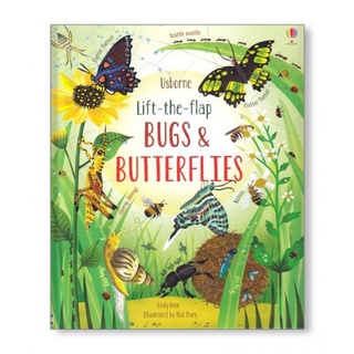 DKTODAY หนังสือ USBORNE LIFT-THE-FLAP BUGS AND BUTTERFLIES (AGE 6+)