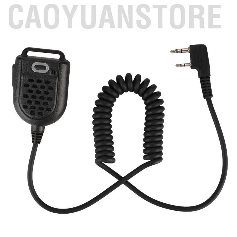 caoyuanstore-k-head-ไมโครโฟนวิทยุสื่อสารขนาดเล็กแบบพกพา-สีดํา