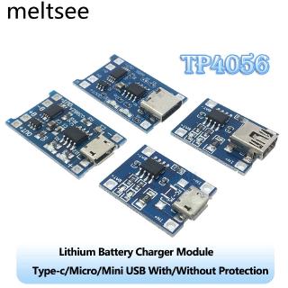 สินค้า บอร์ดโมดูลการชาร์จ Mini USB Micro USB Type-C 5V 1A 18650 TP4056 พร้อมฟังก์ชั่นคู่ 1A Li-ion