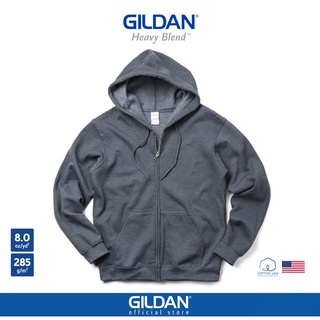 ภาพหน้าปกสินค้า[US Size] GILDAN® ซุปเปอร์ เฮฟวี่เบลนด์ ฮู้ดแบบซิป - เทาดาร์คเฮทเทอร์ 108C ที่เกี่ยวข้อง