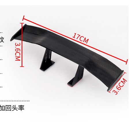 ของแต่งรถ-car-rear-spoiler-mini-spoiler-wing-small-model-gt-carbon-fiber-tail-decoration-การตกแต่ง