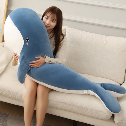 หมอนตุ๊กตาปลาวาฬ-ปลาโลมา-หมอนยาว-หมอนโซฟา-หมอนข้างเตียง