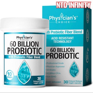 ภาพหน้าปกสินค้านำเข้า 🇺🇸  Exp10/23  60 Billion Probiotic CFU สุดยอด โปรไบโอติก 30 แคปซูล ขายดีอันดับ 1 ใน อเมริกา ที่เกี่ยวข้อง