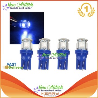 New Alitech Thailand หลอดไฟหรี่Led5 T10 (สีน้ำเงิน) 2 คู่